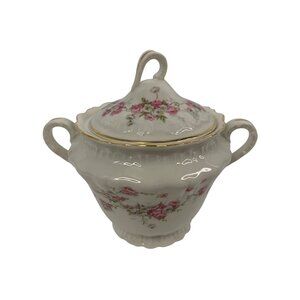 Theodore Haviland New York 29 Floral Porcelain Sugar Bowl With Lid